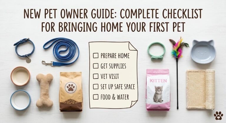 New Pet Owner Guide: Complete Checklist for Bringing Home Your First Pet 1 New Pet Owner Guide