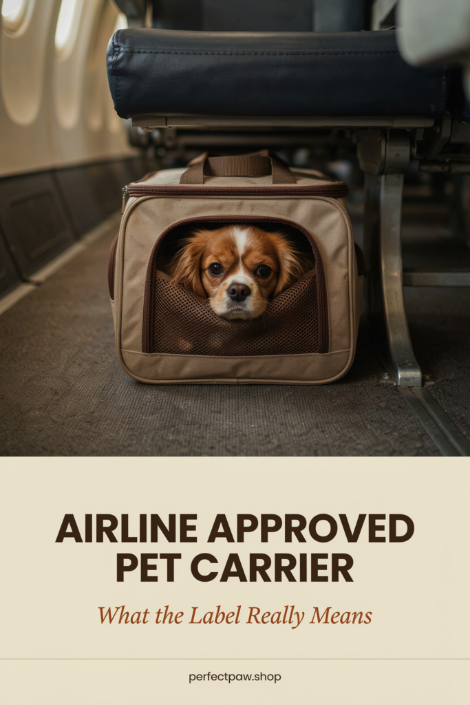 Airline approved pet carrier guide: What the Label Really Means