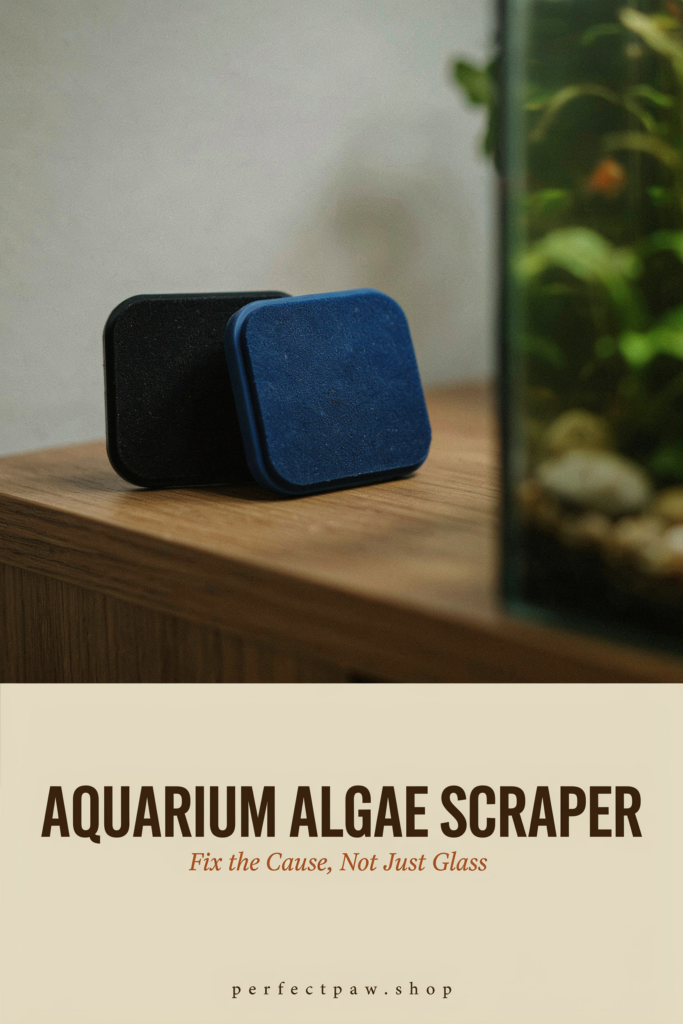 Aquarium algae scraper guide: Fix the Cause, Not Just Glass