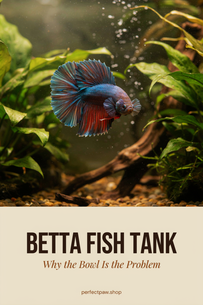 Betta Fish Tank: Size, Heat and Flow — Why the Bowl Is the Problem 2 Betta fish tank guide: Why the Bowl Is the Problem