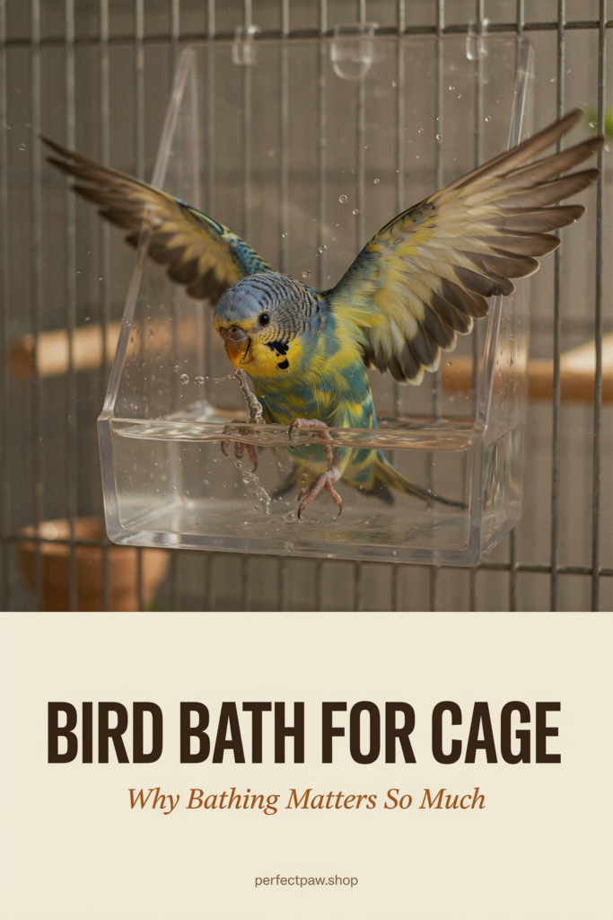 Bird Bath for Cage: Why Bathing Matters More Than Owners Expect 2 Bird bath for cage guide: Why Bathing Matters So Much