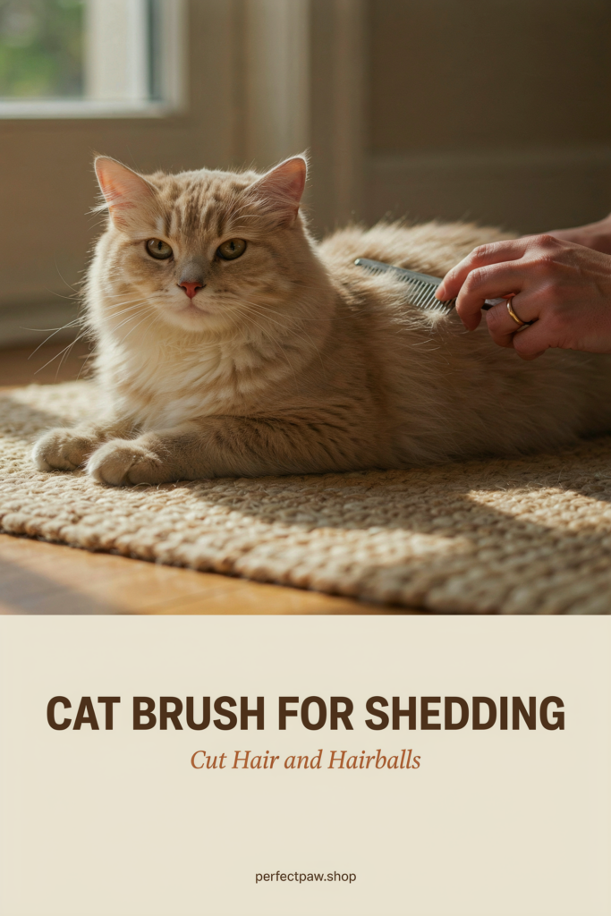 Cat Brush for Shedding: How to Cut Loose Hair and Hairballs at Home 2 Cat brush for shedding guide: Cut Hair and Hairballs