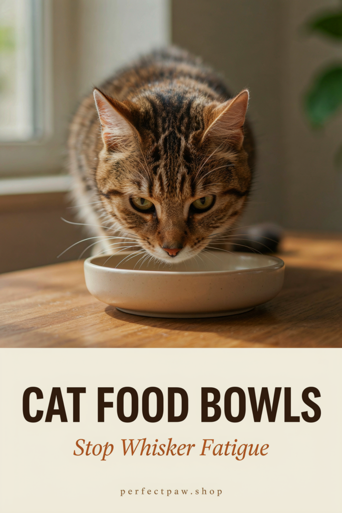 Cat food bowl guide: Stop Whisker Fatigue