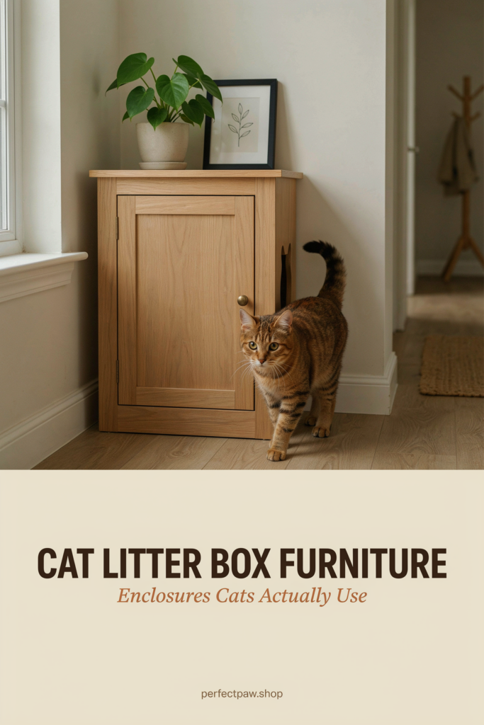 Cat Litter Box Furniture: Enclosures That Cats Actually Use 2 Cat litter box furniture guide: Enclosures Cats Actually Use