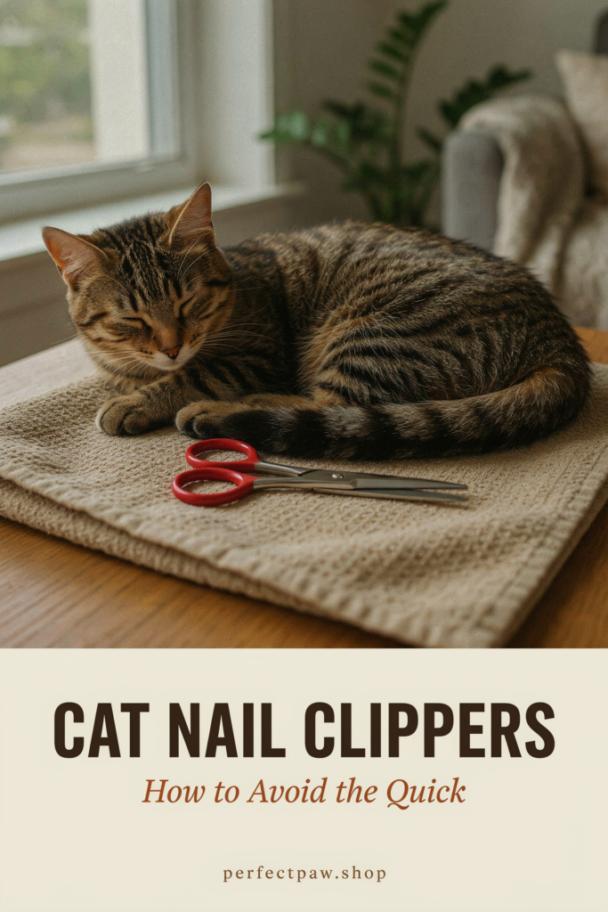 Cat nail clippers guide: How to Avoid the Quick