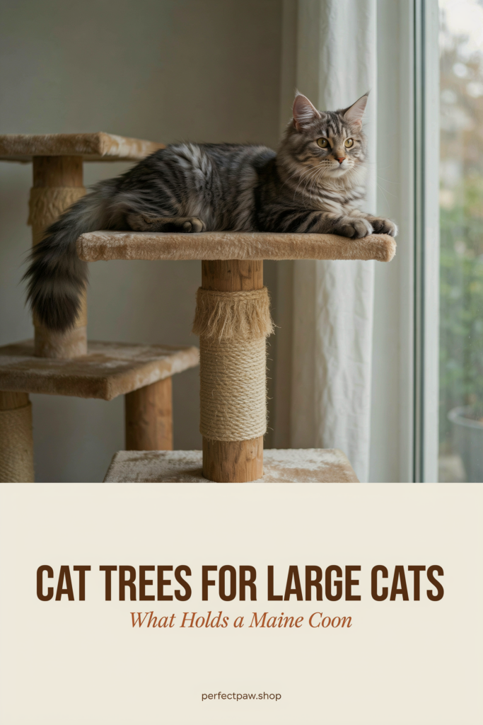 Cat Trees for Large Cats: What Actually Holds a Maine Coon 2 Cat tree for large cats guide: What Holds a Maine Coon