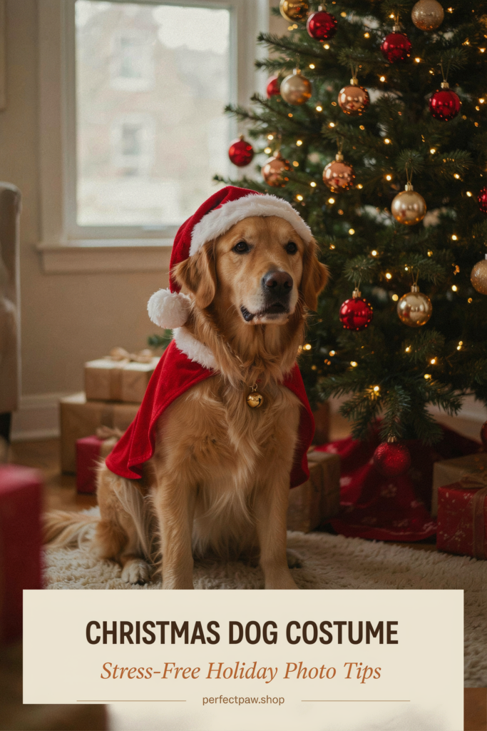 Christmas dog costume guide: Stress-Free Holiday Photo Tips