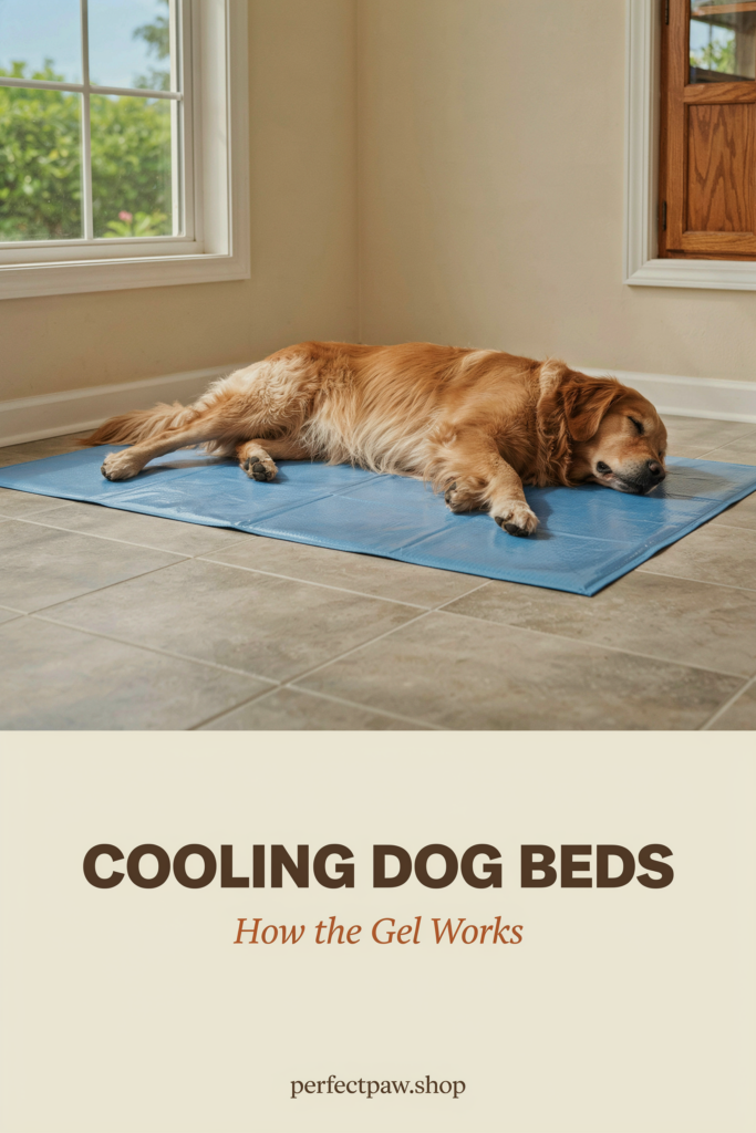 Cooling dog bed guide: How the Gel Works