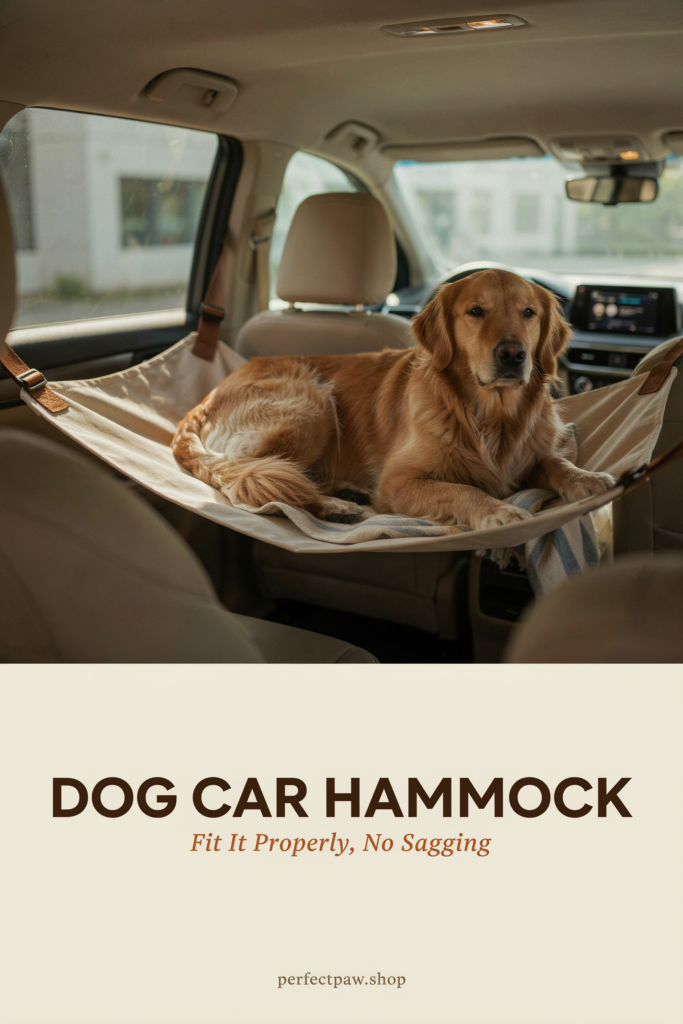 Dog Car Hammock: Footwell Coverage, Sagging and Fitting It Properly 2 Dog car hammock guide: Fit It Properly, No Sagging