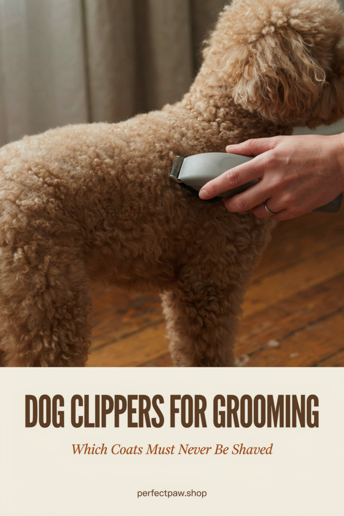Dog clippers for grooming guide: Which Coats Must Never Be Shaved