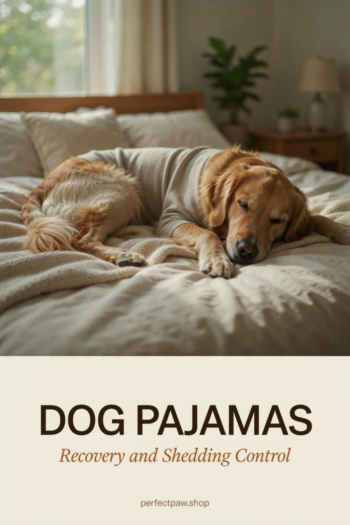 Dog Pajamas: Recovery Use, Shedding Control and Correct Fit 2 Dog pajamas guide: Recovery and Shedding Control