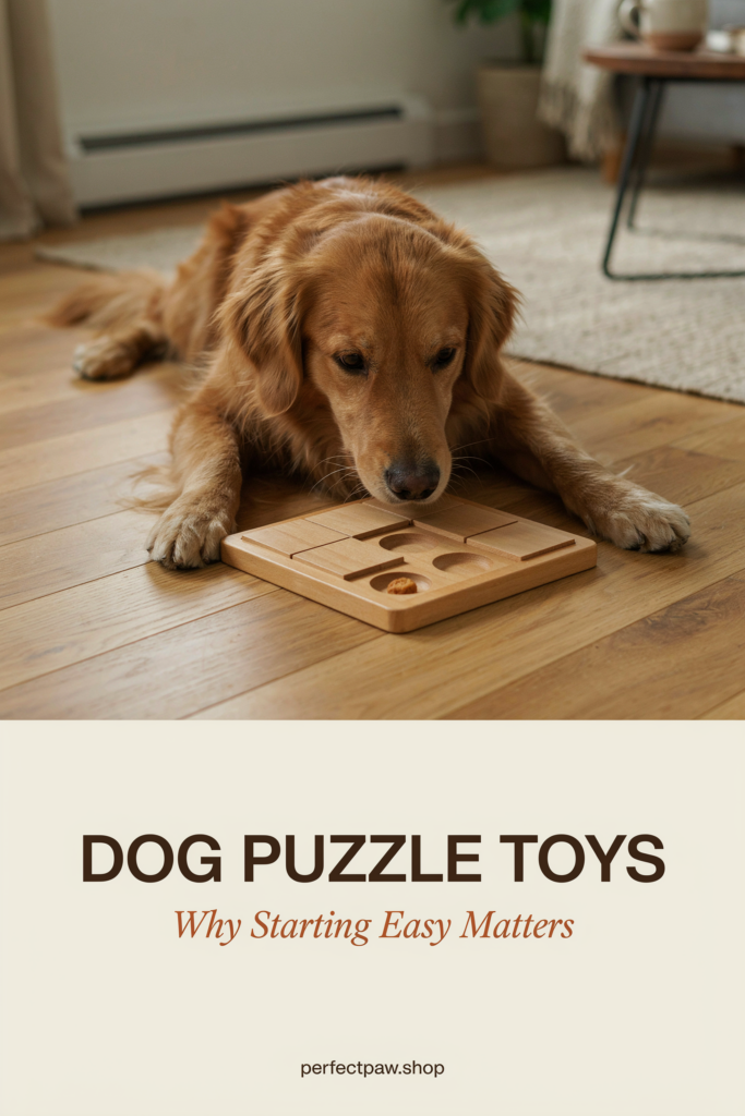 Dog puzzle toys guide: Why Starting Easy Matters