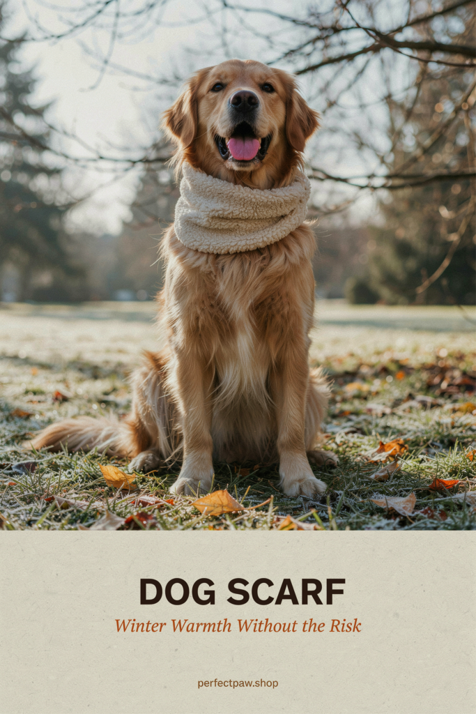 Dog scarf guide: Winter Warmth Without the Risk