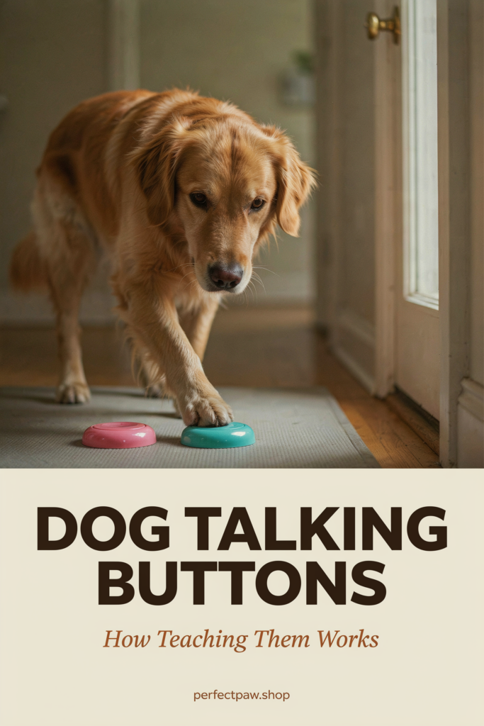 Dog talking buttons guide: How Teaching Them Works