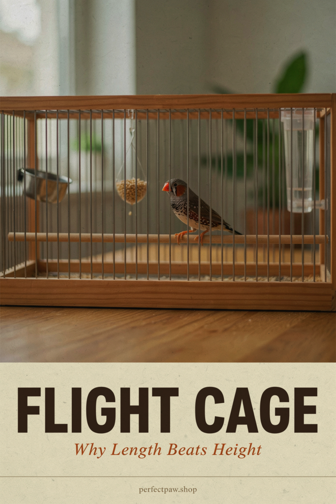 Flight cage guide: Why Length Beats Height