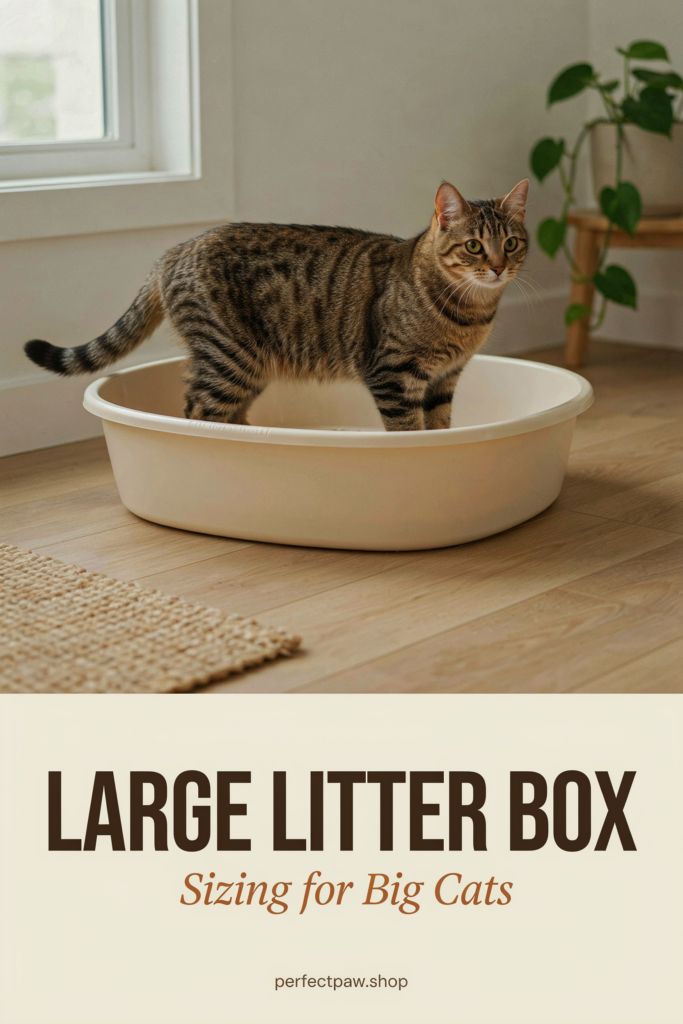 Large litter box guide: Sizing for Big Cats