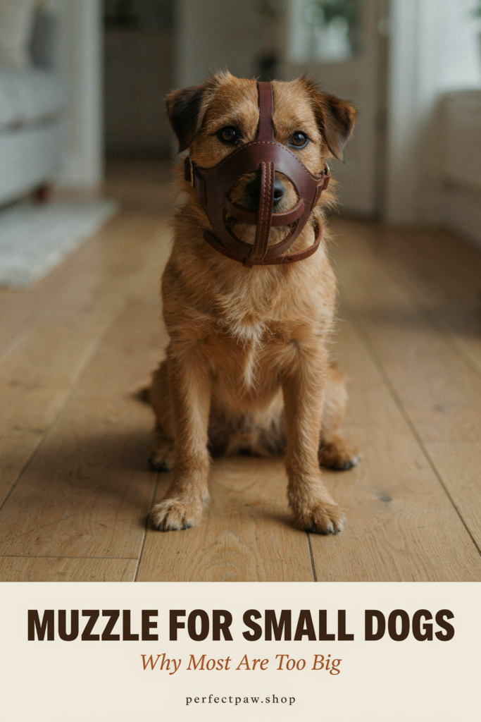 Muzzle for Small Dogs: Sizing, Flat Faces and Why Most Are Too Big 2 Muzzle for small dogs guide: Why Most Are Too Big