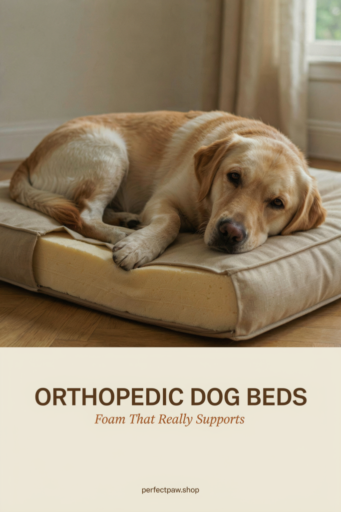 Orthopedic Dog Beds: Foam Thickness, Sizing and What Actually Supports 2 Orthopedic dog bed guide: Foam That Really Supports