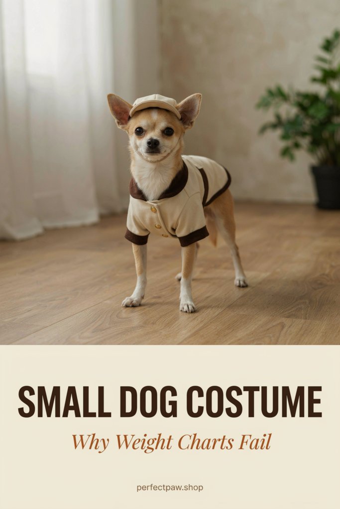Small Dog Costume: Sizing Below 5kg and Why Weight Charts Fail 2 Small dog costume guide: Why Weight Charts Fail