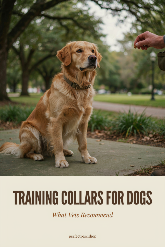 Training collar for dogs guide: What Vets Recommend