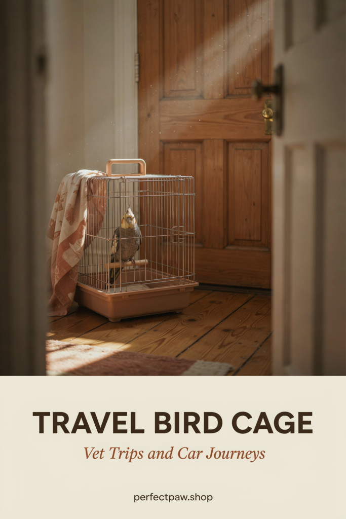 Travel Bird Cage: Vet Trips, Car Journeys and Emergency Evacuation 2 Travel bird cage guide: Vet Trips and Car Journeys